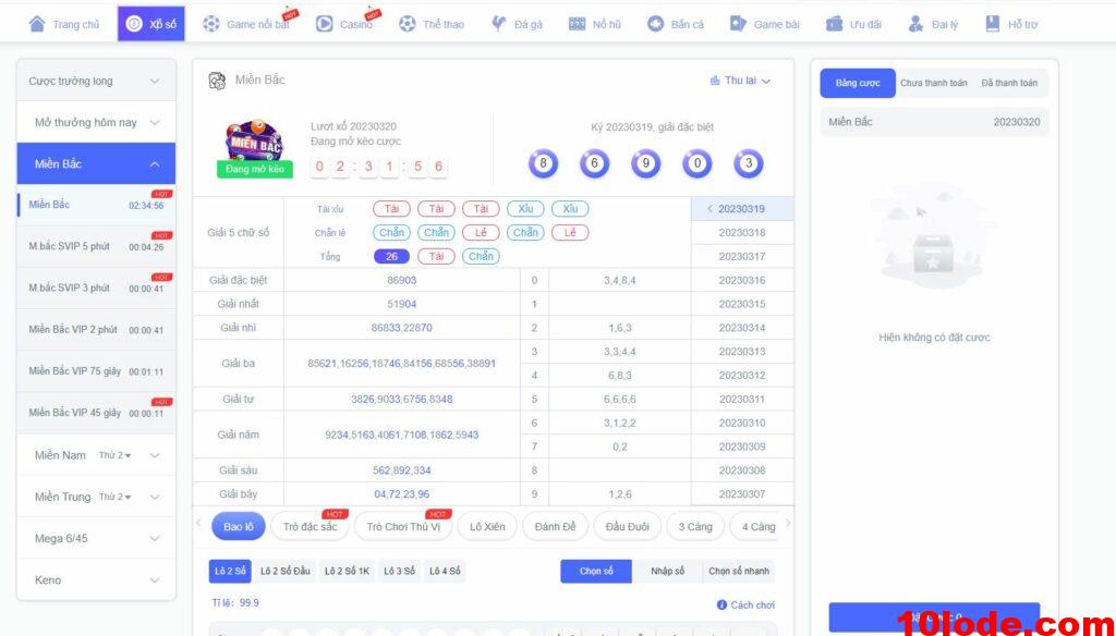 đặt cược xoso66
