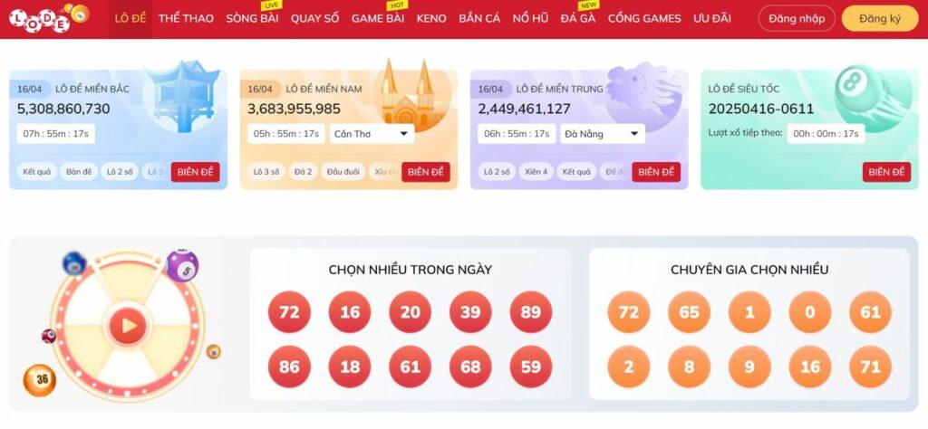 lode88 đặt cược lô đề online